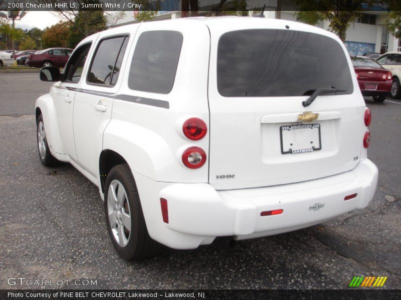 Summit White / Gray 2008 Chevrolet HHR LS
