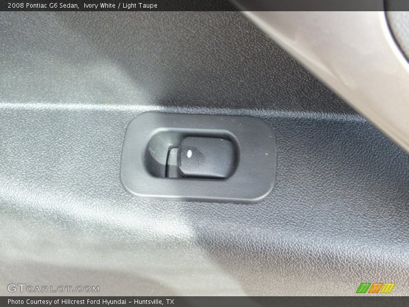 Ivory White / Light Taupe 2008 Pontiac G6 Sedan