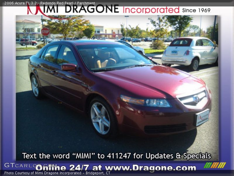 Redondo Red Pearl / Parchment 2006 Acura TL 3.2