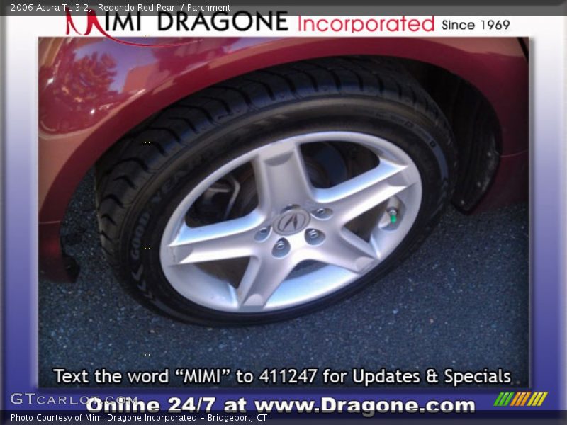 Redondo Red Pearl / Parchment 2006 Acura TL 3.2