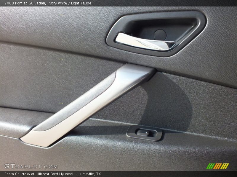 Ivory White / Light Taupe 2008 Pontiac G6 Sedan