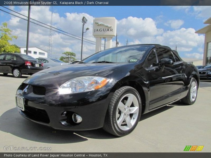 Kalapana Black / Dark Charcoal 2008 Mitsubishi Eclipse Spyder GS