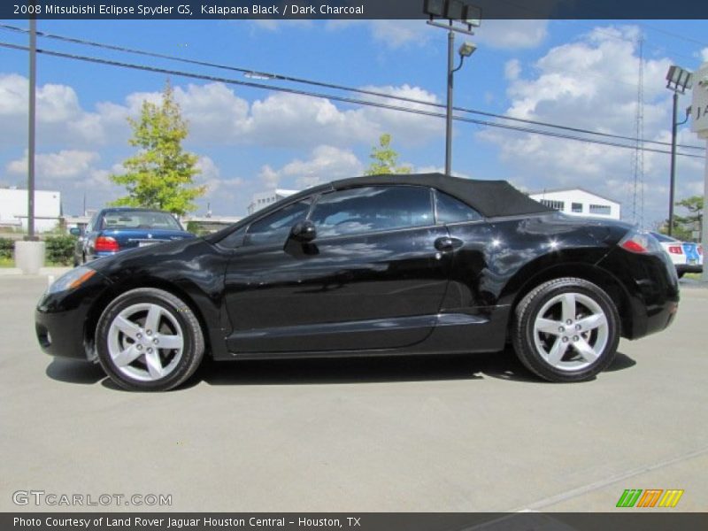 Kalapana Black / Dark Charcoal 2008 Mitsubishi Eclipse Spyder GS