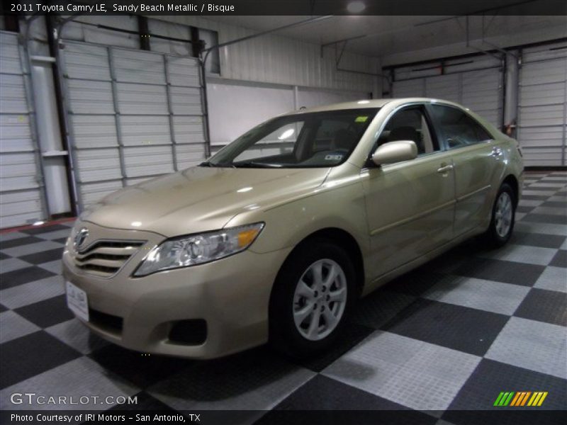 Sandy Beach Metallic / Bisque 2011 Toyota Camry LE