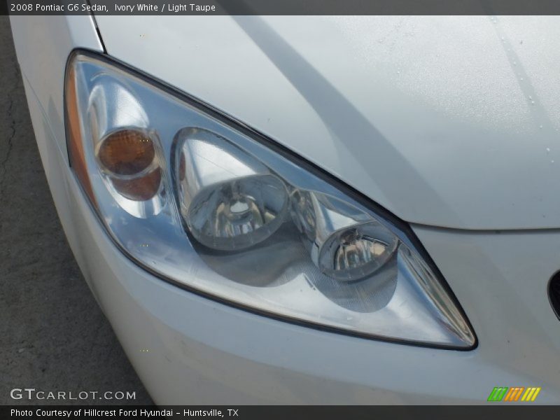 Ivory White / Light Taupe 2008 Pontiac G6 Sedan