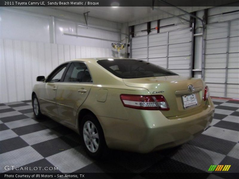 Sandy Beach Metallic / Bisque 2011 Toyota Camry LE