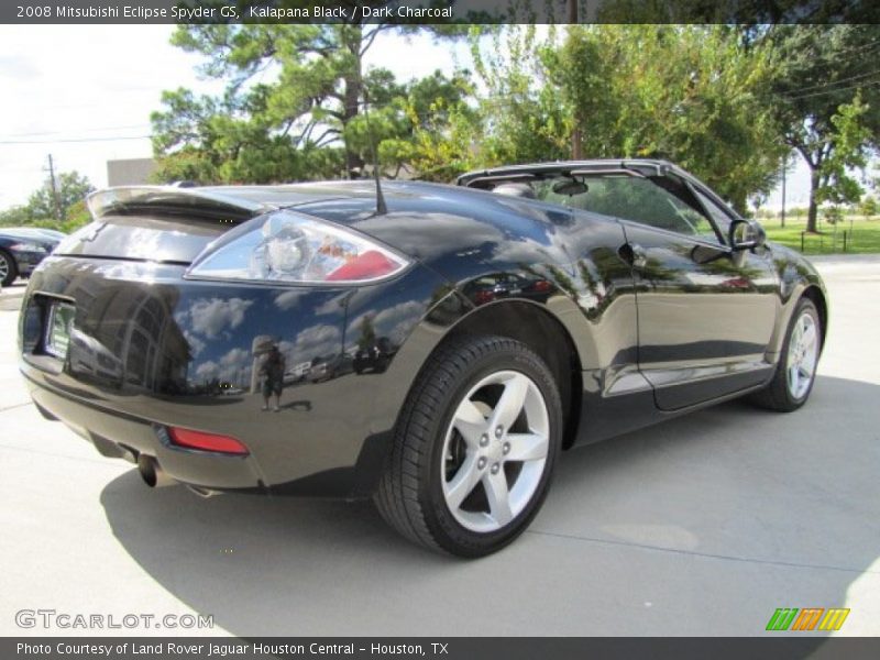 Kalapana Black / Dark Charcoal 2008 Mitsubishi Eclipse Spyder GS