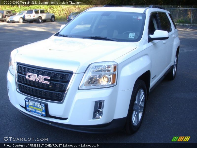 Summit White / Light Titanium 2010 GMC Terrain SLE