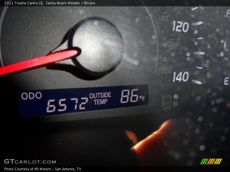 Sandy Beach Metallic / Bisque 2011 Toyota Camry LE