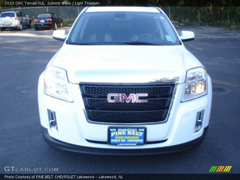 Summit White / Light Titanium 2010 GMC Terrain SLE