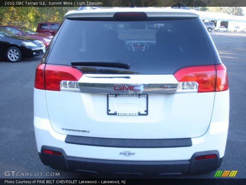 Summit White / Light Titanium 2010 GMC Terrain SLE