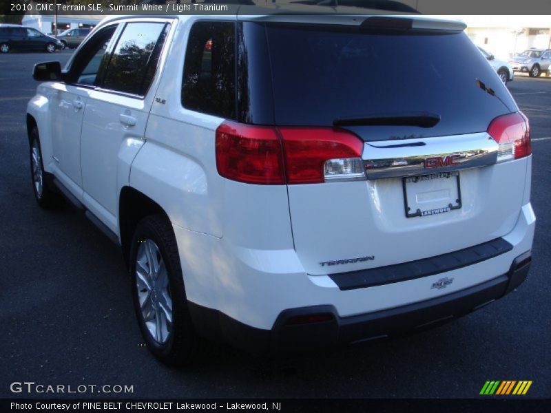 Summit White / Light Titanium 2010 GMC Terrain SLE
