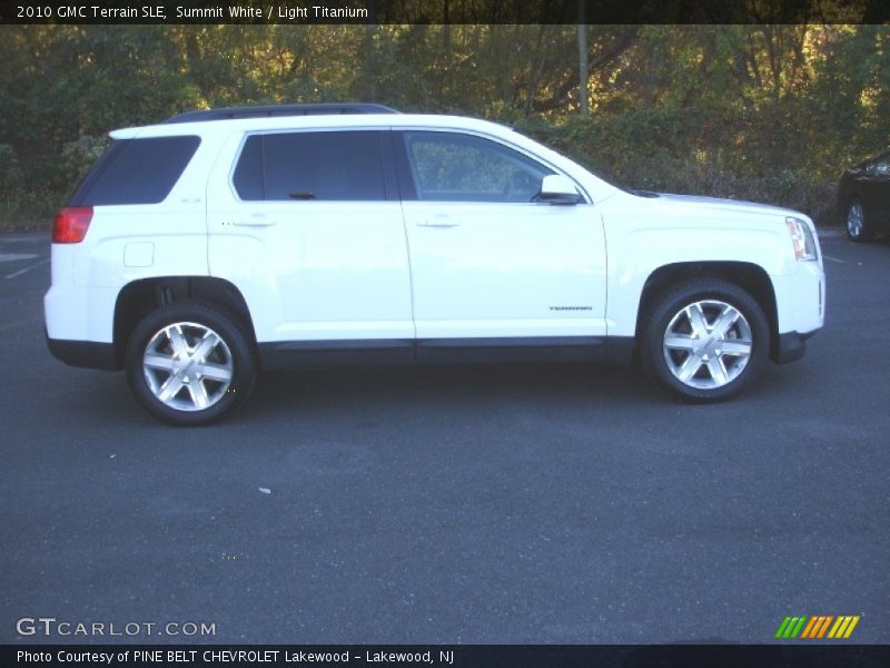 Summit White / Light Titanium 2010 GMC Terrain SLE