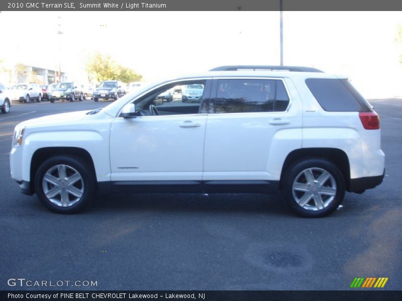 Summit White / Light Titanium 2010 GMC Terrain SLE