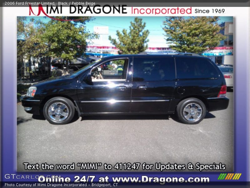 Black / Pebble Beige 2006 Ford Freestar Limited