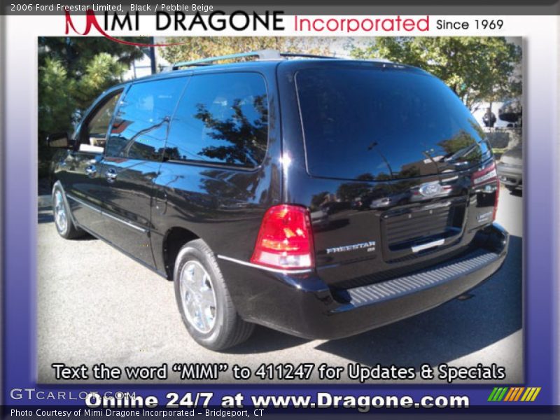 Black / Pebble Beige 2006 Ford Freestar Limited