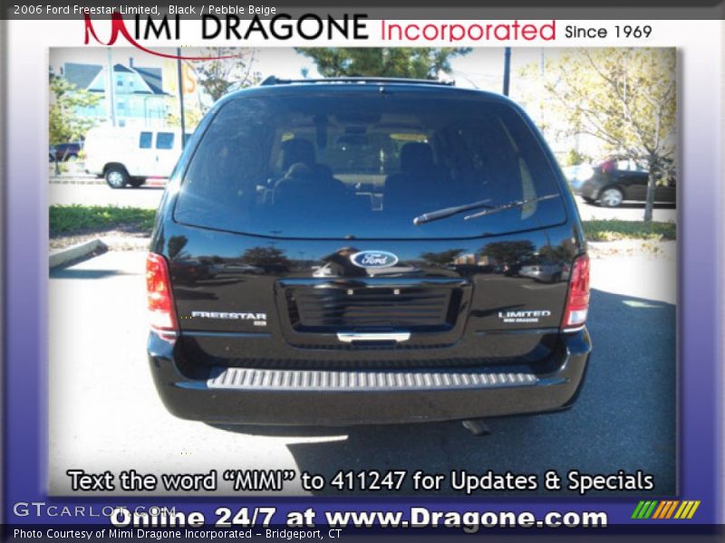 Black / Pebble Beige 2006 Ford Freestar Limited