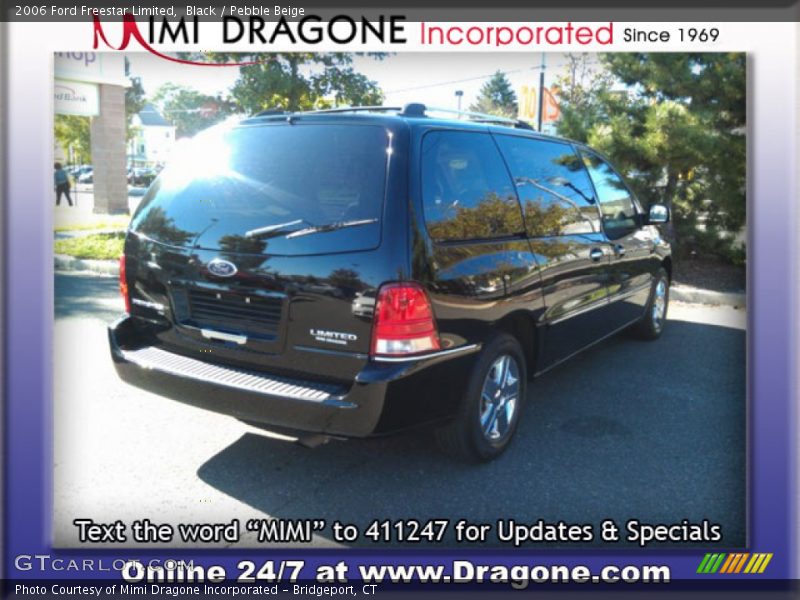 Black / Pebble Beige 2006 Ford Freestar Limited