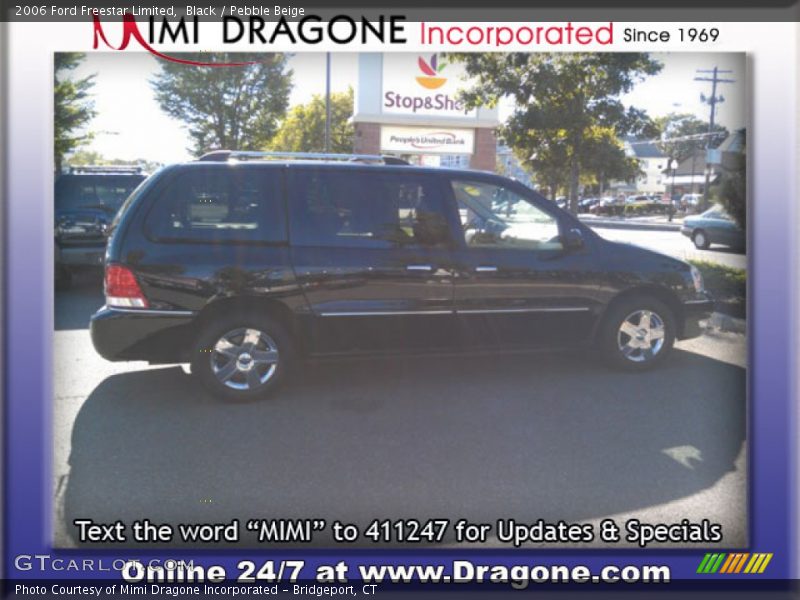 Black / Pebble Beige 2006 Ford Freestar Limited