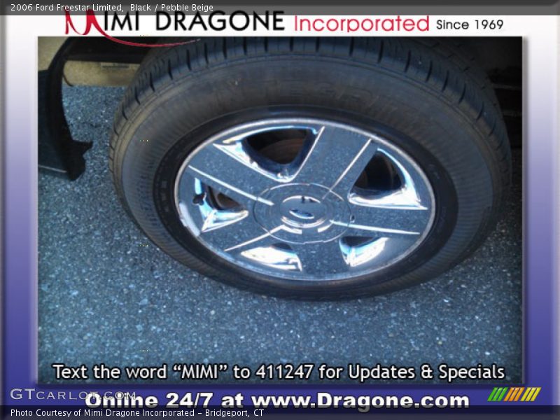 Black / Pebble Beige 2006 Ford Freestar Limited