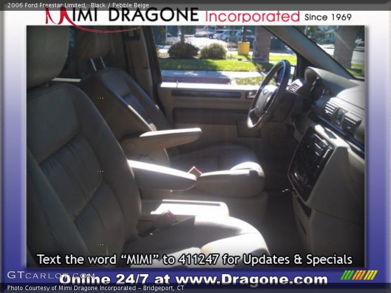 Black / Pebble Beige 2006 Ford Freestar Limited