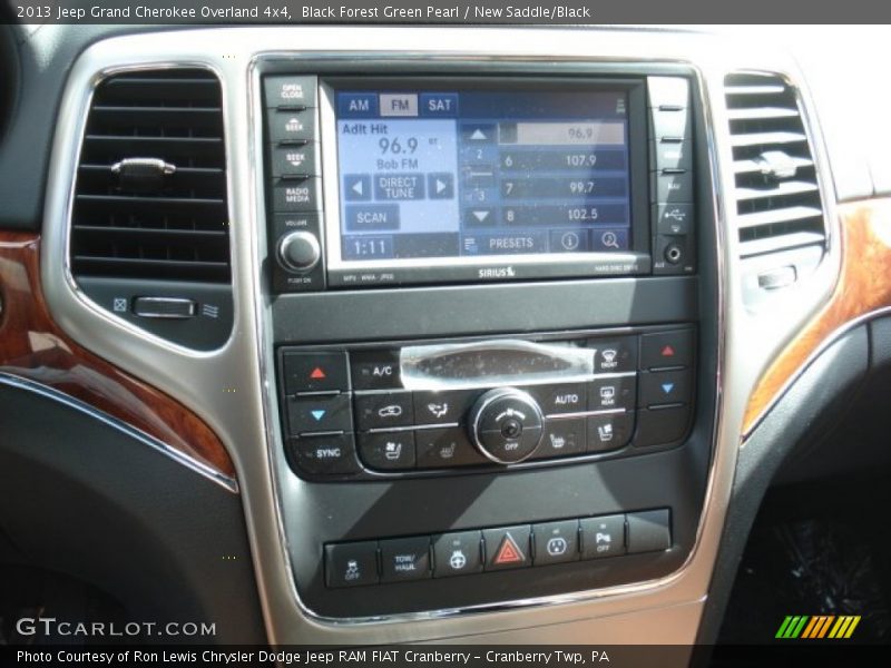 Black Forest Green Pearl / New Saddle/Black 2013 Jeep Grand Cherokee Overland 4x4