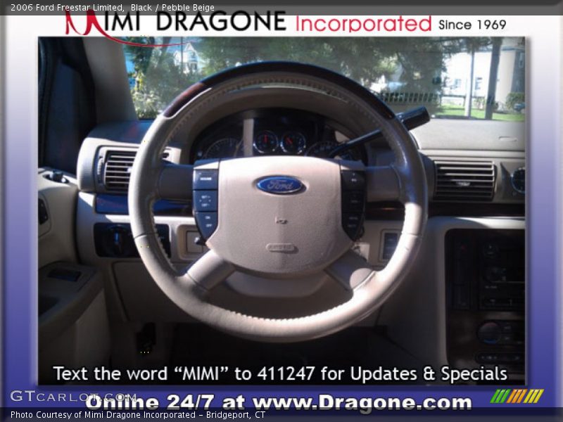 Black / Pebble Beige 2006 Ford Freestar Limited