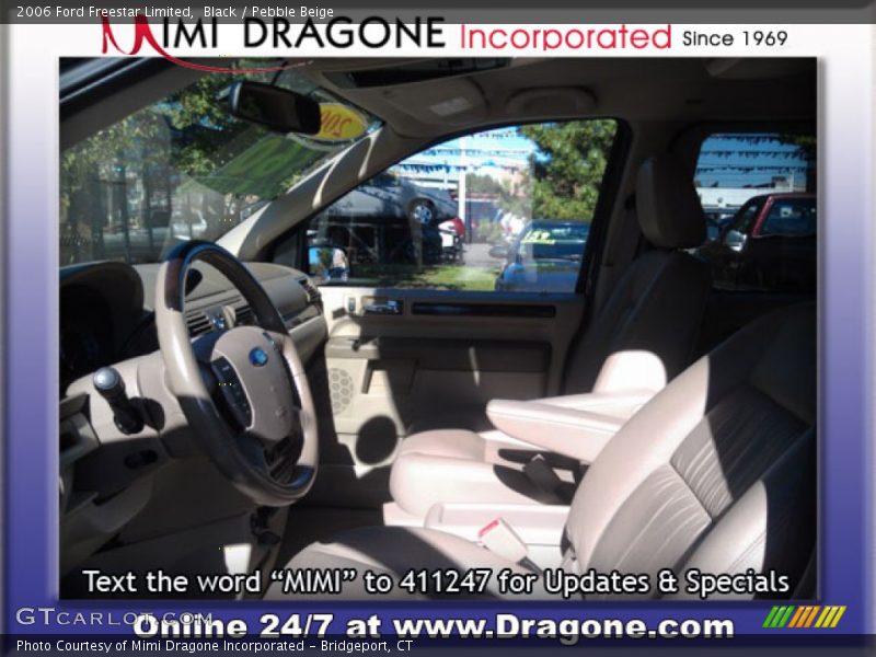Black / Pebble Beige 2006 Ford Freestar Limited