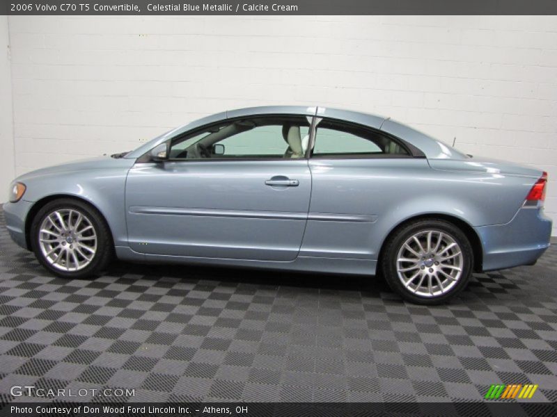 Celestial Blue Metallic / Calcite Cream 2006 Volvo C70 T5 Convertible