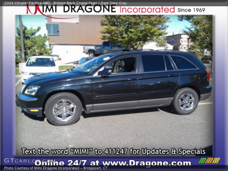 Brilliant Black Crystal Pearl / Dark Slate Gray 2004 Chrysler Pacifica AWD