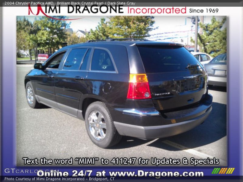 Brilliant Black Crystal Pearl / Dark Slate Gray 2004 Chrysler Pacifica AWD