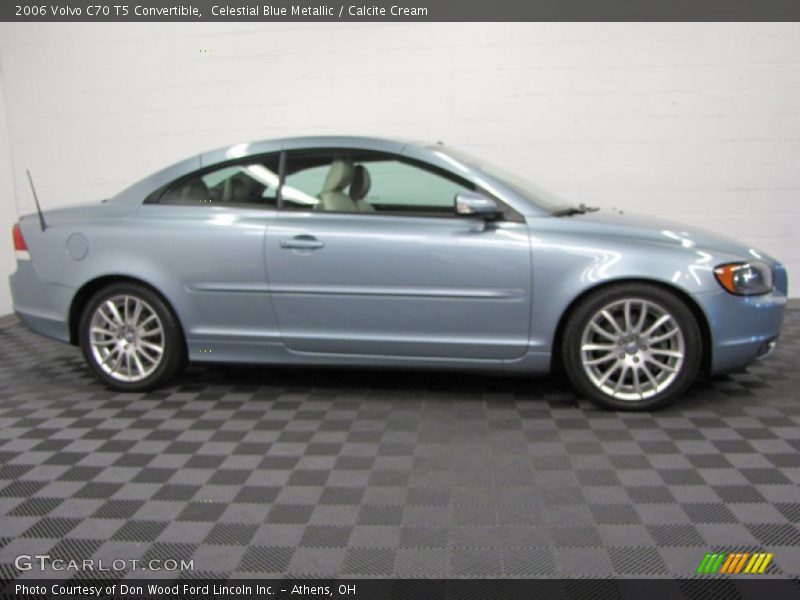 Celestial Blue Metallic / Calcite Cream 2006 Volvo C70 T5 Convertible