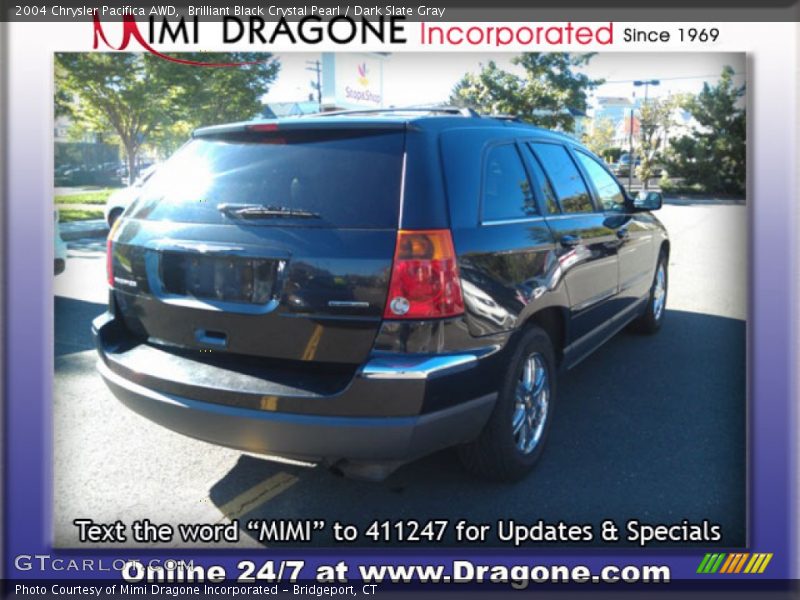 Brilliant Black Crystal Pearl / Dark Slate Gray 2004 Chrysler Pacifica AWD