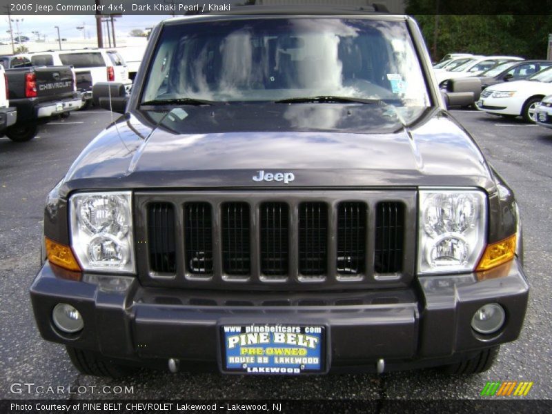 Dark Khaki Pearl / Khaki 2006 Jeep Commander 4x4