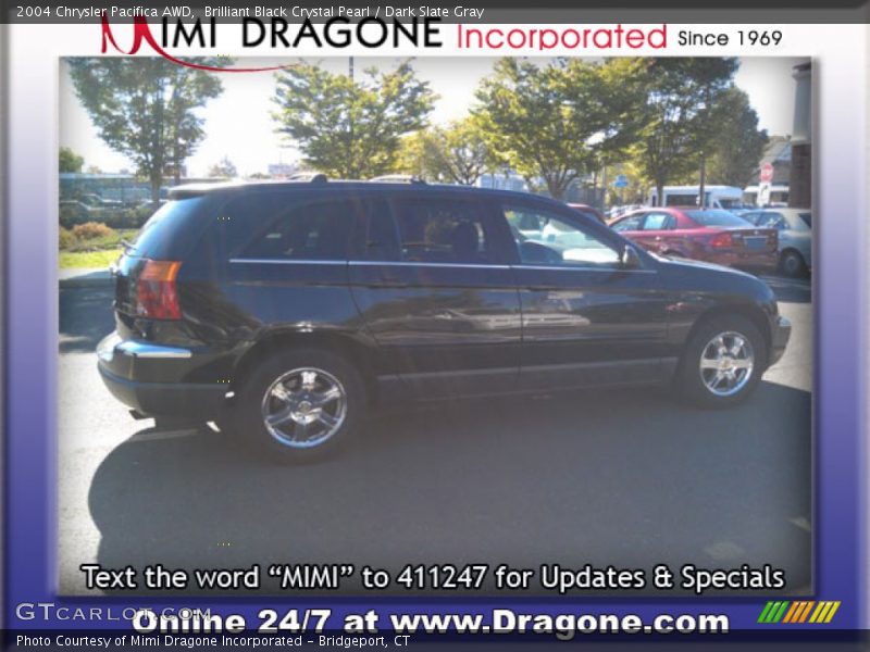 Brilliant Black Crystal Pearl / Dark Slate Gray 2004 Chrysler Pacifica AWD