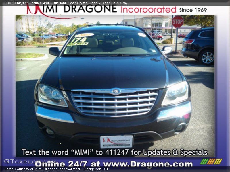 Brilliant Black Crystal Pearl / Dark Slate Gray 2004 Chrysler Pacifica AWD
