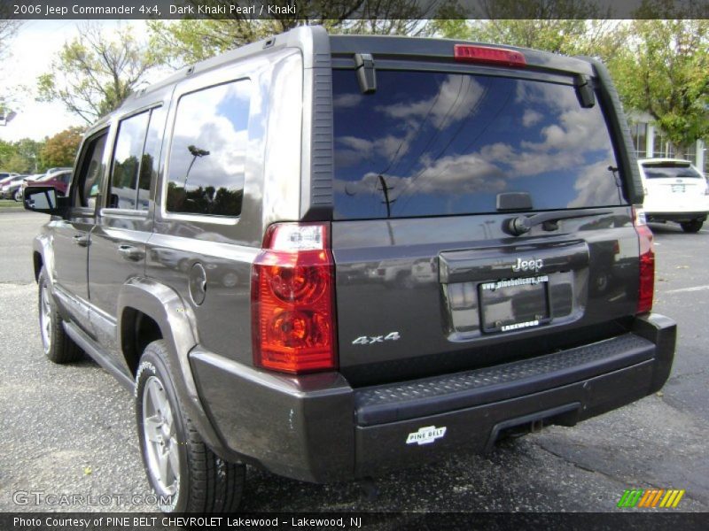 Dark Khaki Pearl / Khaki 2006 Jeep Commander 4x4