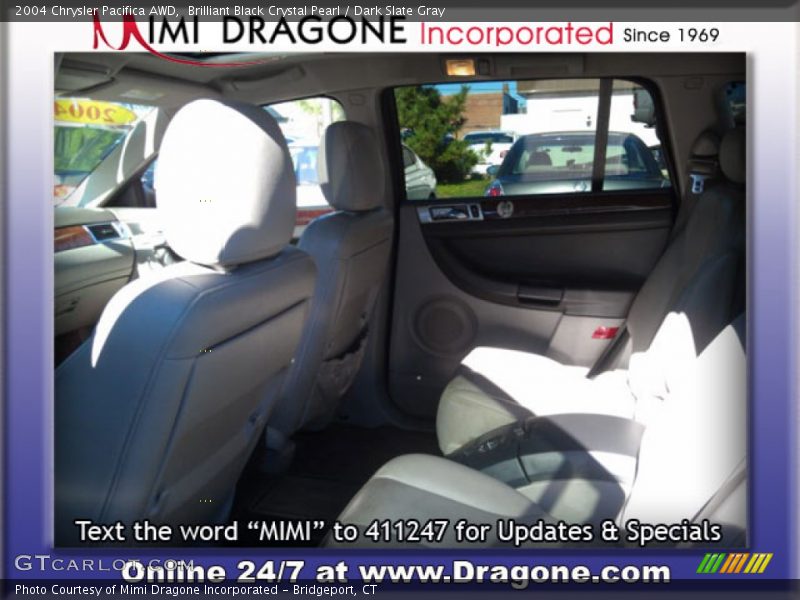 Brilliant Black Crystal Pearl / Dark Slate Gray 2004 Chrysler Pacifica AWD