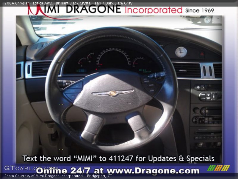Brilliant Black Crystal Pearl / Dark Slate Gray 2004 Chrysler Pacifica AWD