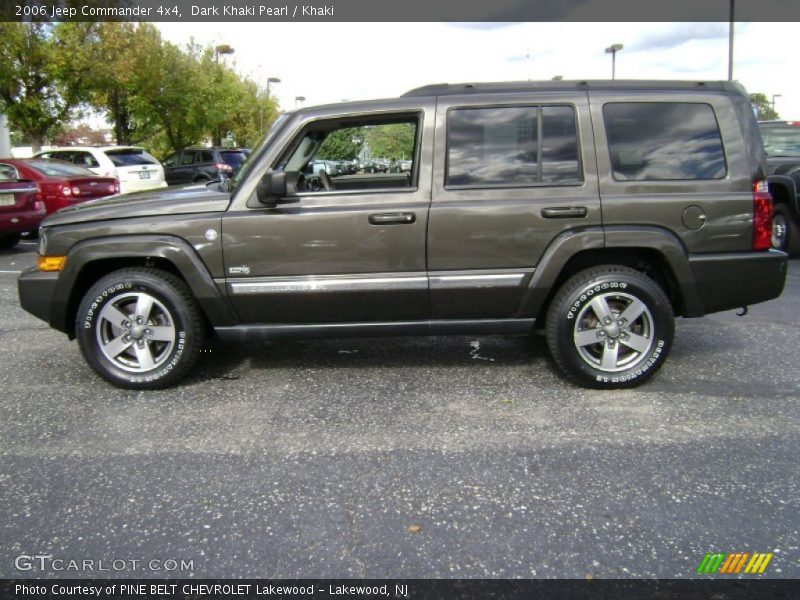Dark Khaki Pearl / Khaki 2006 Jeep Commander 4x4