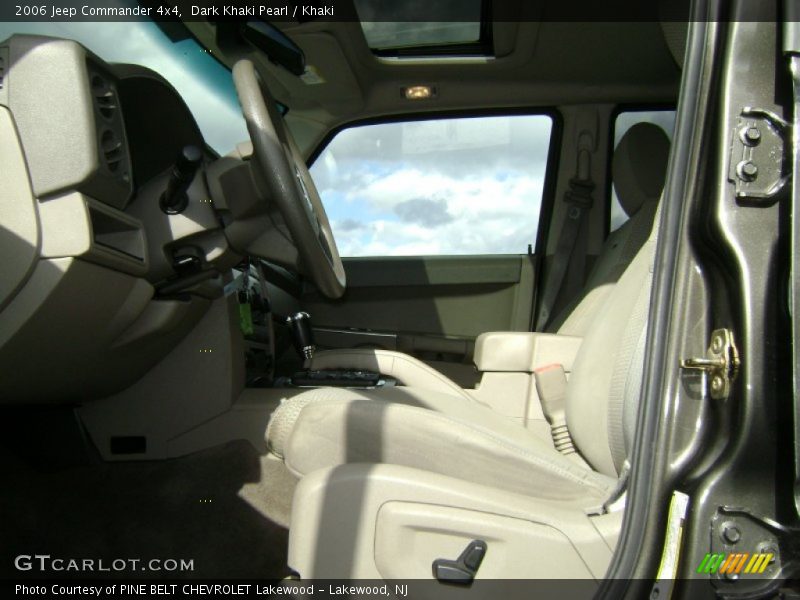 Dark Khaki Pearl / Khaki 2006 Jeep Commander 4x4
