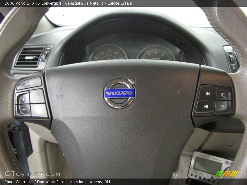 Celestial Blue Metallic / Calcite Cream 2006 Volvo C70 T5 Convertible