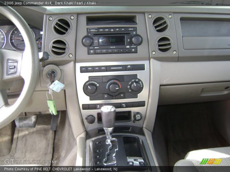 Dark Khaki Pearl / Khaki 2006 Jeep Commander 4x4