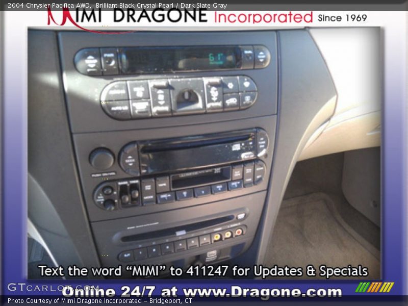 Brilliant Black Crystal Pearl / Dark Slate Gray 2004 Chrysler Pacifica AWD