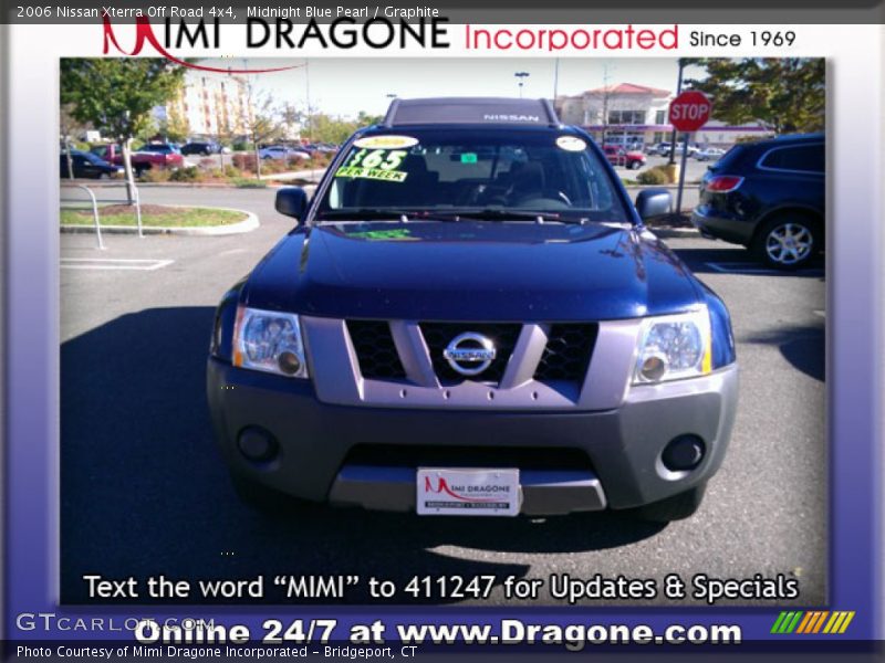 Midnight Blue Pearl / Graphite 2006 Nissan Xterra Off Road 4x4