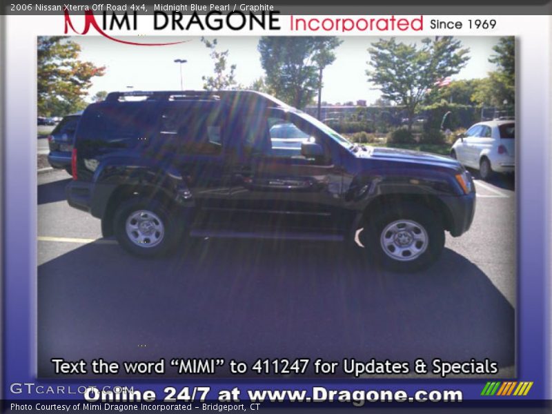 Midnight Blue Pearl / Graphite 2006 Nissan Xterra Off Road 4x4