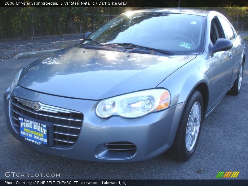 Silver Steel Metallic / Dark Slate Gray 2006 Chrysler Sebring Sedan