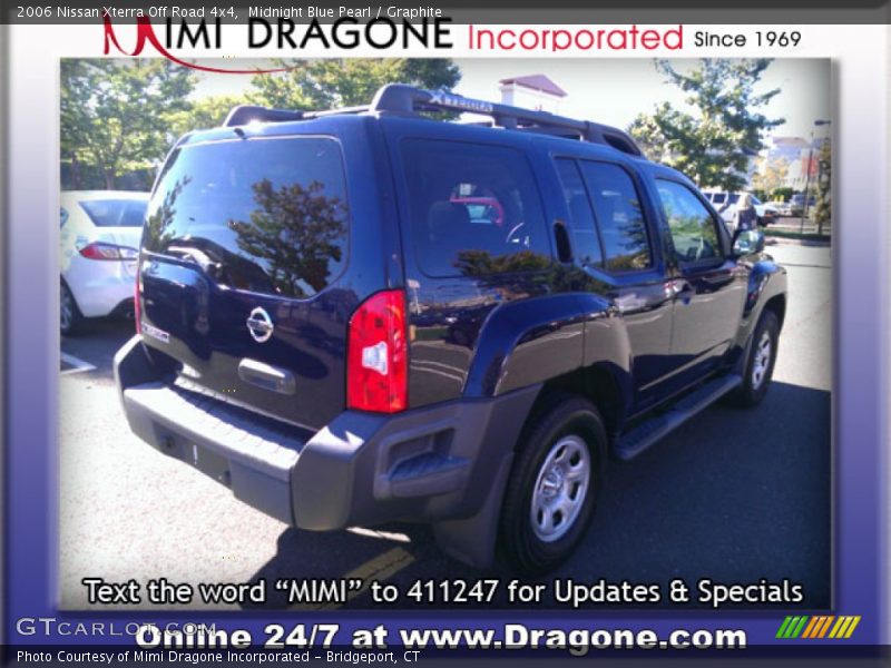 Midnight Blue Pearl / Graphite 2006 Nissan Xterra Off Road 4x4