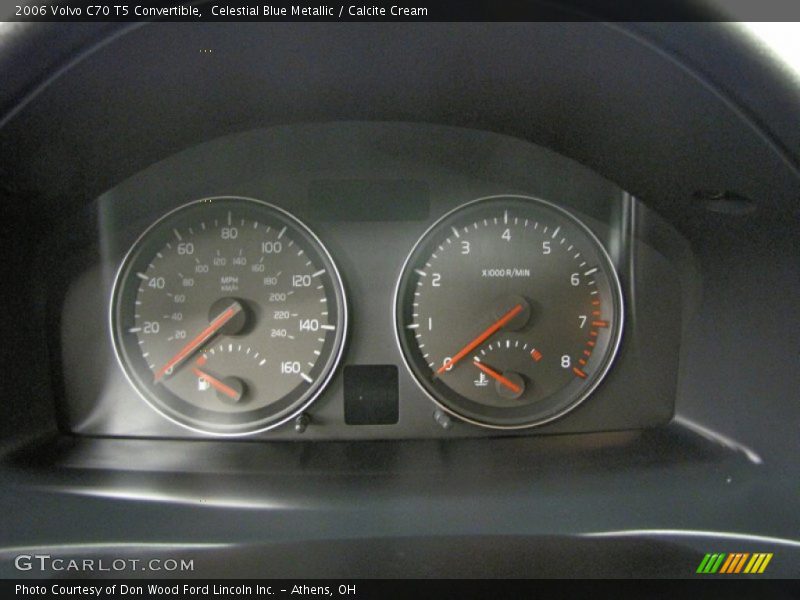 Celestial Blue Metallic / Calcite Cream 2006 Volvo C70 T5 Convertible