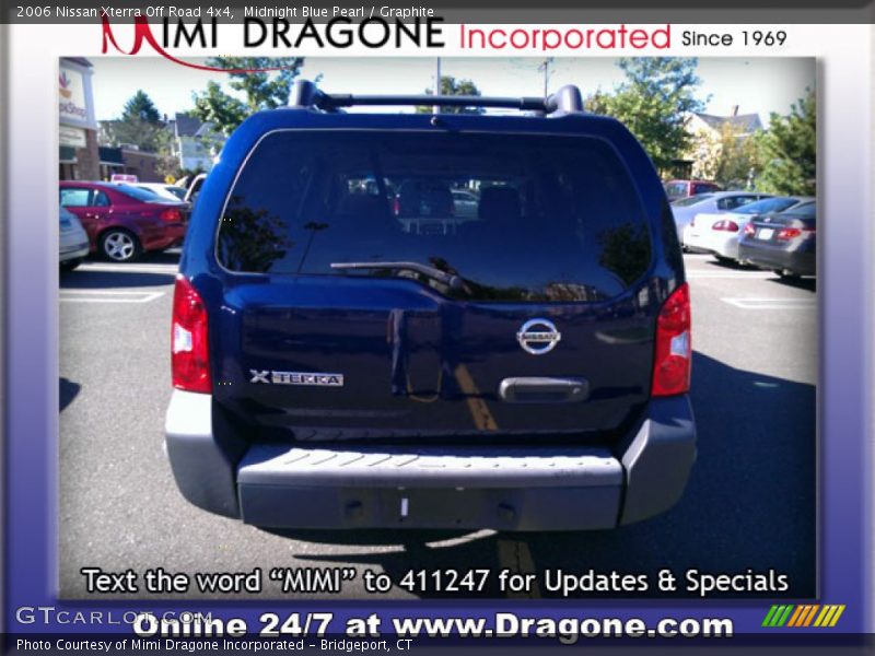 Midnight Blue Pearl / Graphite 2006 Nissan Xterra Off Road 4x4